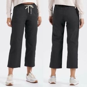 Vuori ripstop wide leg crop pant grey women’s XS EUC